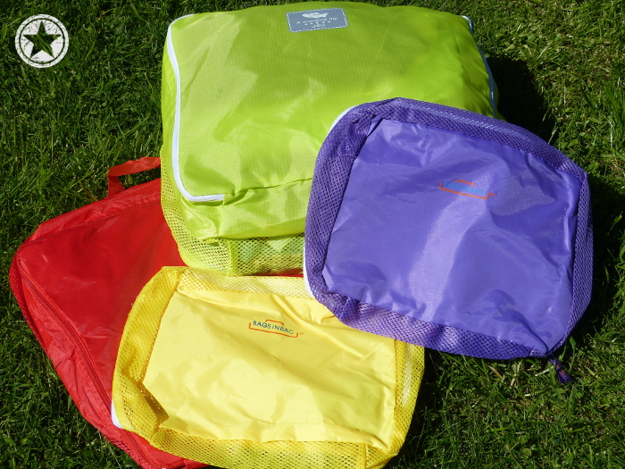 Colour-coded packing cubes