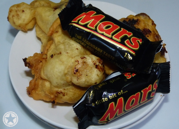 Deep fried Mars bars